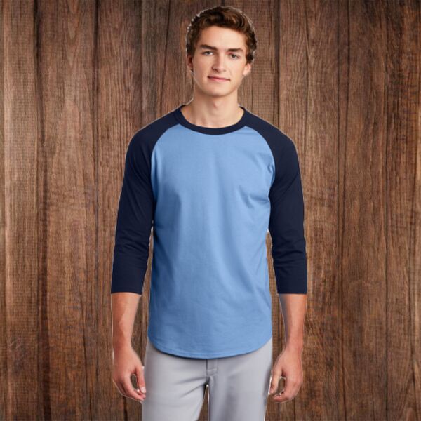 Sport Tek T200 Adult Baseball 3/4 Sleeve T200 Adult Baseball 3/4 Sleeve Thumbnail